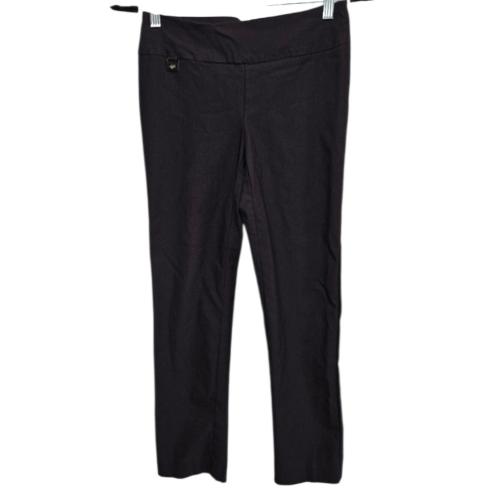 Lisette Montreal Pants Womens Size 2 Black Slim Fit Ankle Versatile Quiet Luxury